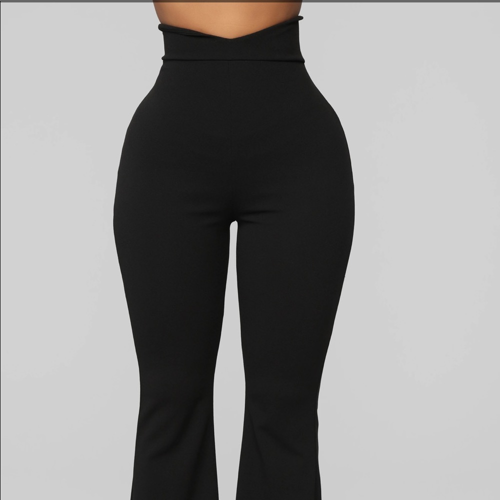 Fashion Nova Flare Game Pants